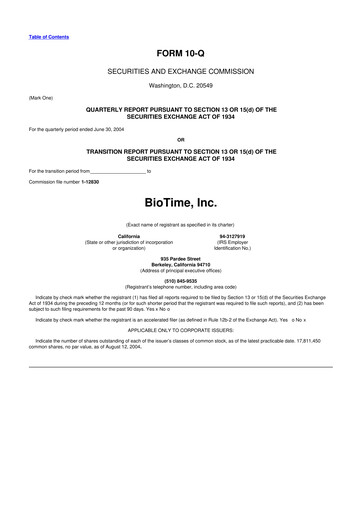 Thumbnail Lineage Cell Therapeutics
 10-Q Quarterly Report FY 