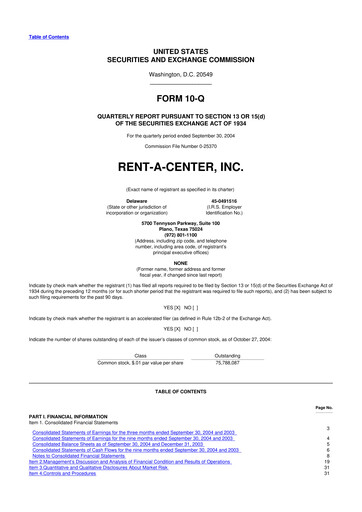 Thumbnail Upbound Group 10-Q Quarterly Report FY 