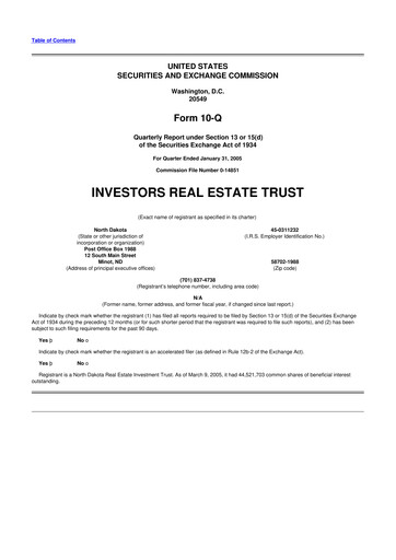 Thumbnail Centerspace 10-Q Quarterly Report FY 