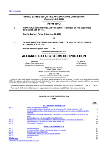 Thumbnail Bread Financial 10-Q Quarterly Report FY 
