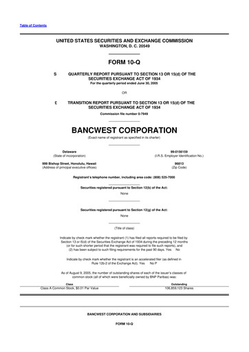 Thumbnail First Hawaiian Bank
 10-Q Quarterly Report FY 