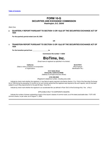 Thumbnail Lineage Cell Therapeutics
 10-Q Quarterly Report FY 