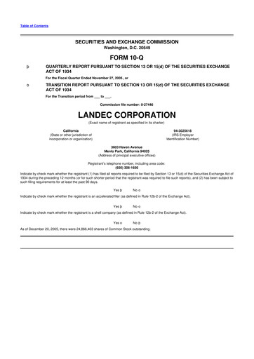 Thumbnail Lifecore Biomedical 10-Q Quarterly Report FY 