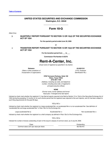 Thumbnail Upbound Group 10-Q Quarterly Report FY 