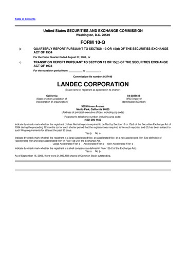 Thumbnail Lifecore Biomedical 10-Q Quarterly Report FY 