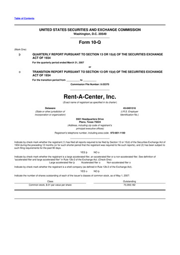 Thumbnail Upbound Group 10-Q Quarterly Report FY 