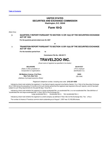 Thumbnail Travelzoo 10-Q Quarterly Report FY 
