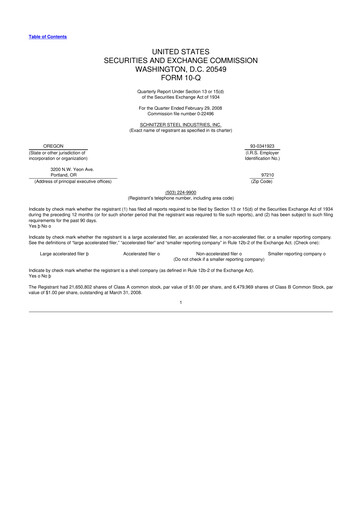 Thumbnail Radius Recycling 10-Q Quarterly Report FY 