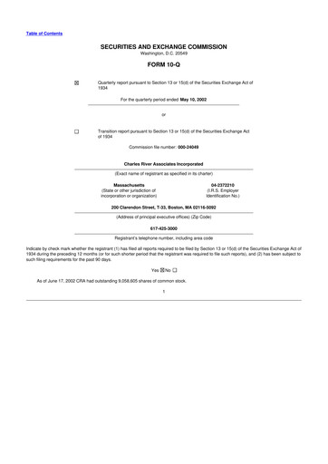 Vorschaubild CRA International
 10-Q Quartalsbericht  
