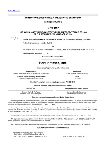Thumbnail Revvity 10-K Annual Report 