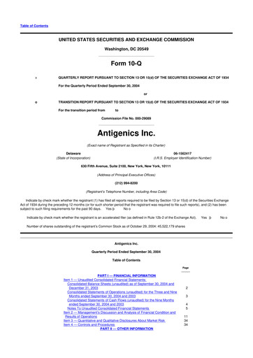 Thumbnail Agenus
 10-Q Quarterly Report FY 