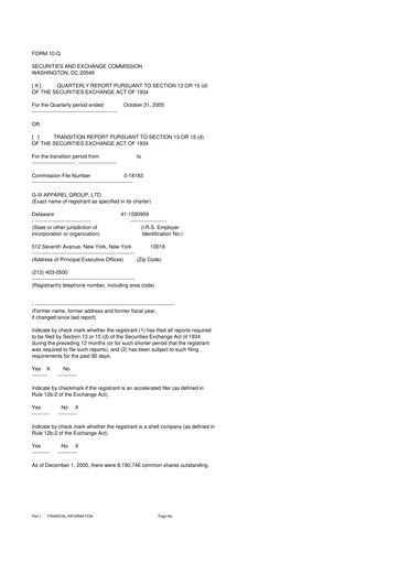 Thumbnail G-III Apparel Group 10-Q Quarterly Report FY 