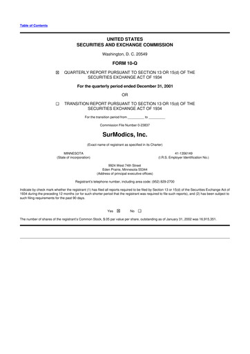 Thumbnail SurModics 10-Q Quarterly Report FY 