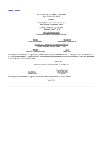 Thumbnail Champion Homes 10-Q Quarterly Report FY 
