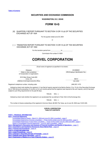 Thumbnail CorVel Corporation
 10-Q Quarterly Report FY 