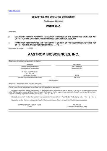 Thumbnail Vericel
 10-Q Quarterly Report FY 