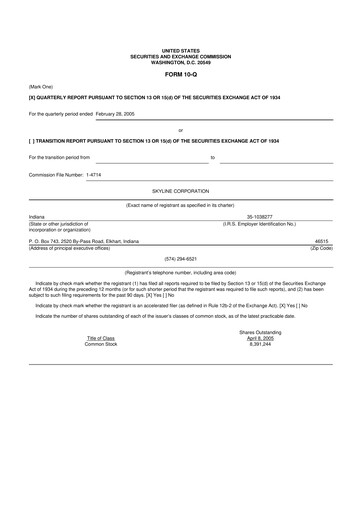 Miniature Champion Homes 10-Q Rapport trimestriel  