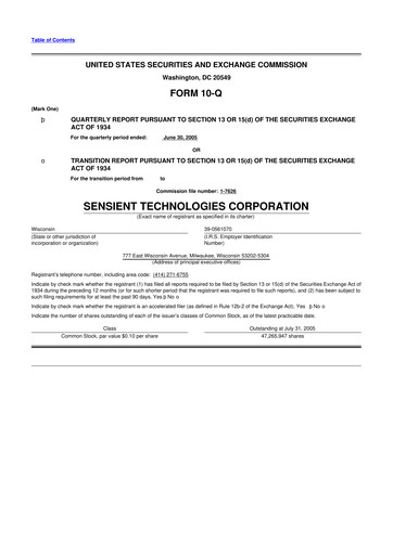 Thumbnail Sensient Technologies
 10-Q Quarterly Report FY 