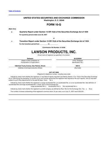 Thumbnail Distribution Solutions Group 10-Q Quarterly Report FY 