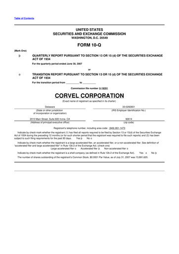 Thumbnail CorVel Corporation
 10-Q Quarterly Report FY 