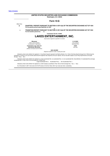 Thumbnail Golden Entertainment
 10-Q Quarterly Report FY 