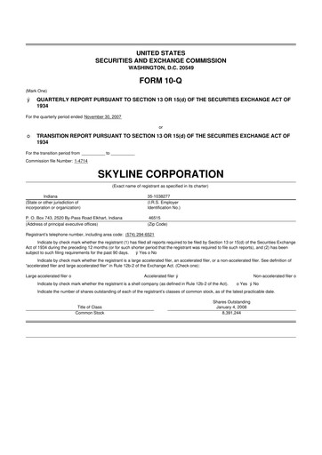 Miniature Champion Homes 10-Q Rapport trimestriel  