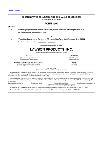 Thumbnail Distribution Solutions Group 10-Q Quarterly Report FY 