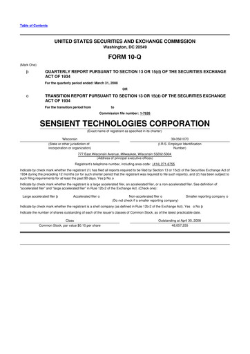 Thumbnail Sensient Technologies
 10-Q Quarterly Report FY 