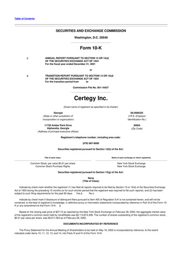 Thumbnail Fidelity National Information Services 10-K Annual Report 2001