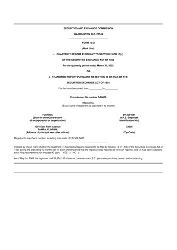 Thumbnail Kforce 10-Q Quarterly Report FY 