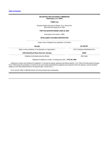 Miniature CoreCard 10-Q Rapport trimestriel  