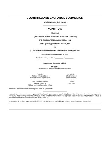 Thumbnail Kforce 10-Q Quarterly Report FY 