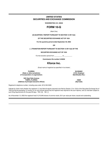 Thumbnail Kforce 10-Q Quarterly Report FY 