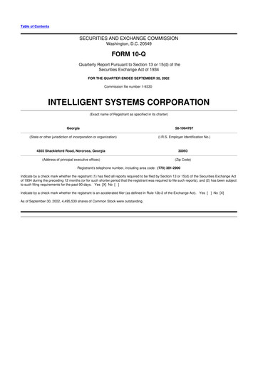 Miniature CoreCard 10-Q Rapport trimestriel  