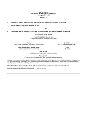 Thumbnail Pediatrix Medical Group 10-Q Quarterly Report FY 