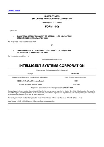 Miniature CoreCard 10-Q Rapport trimestriel  