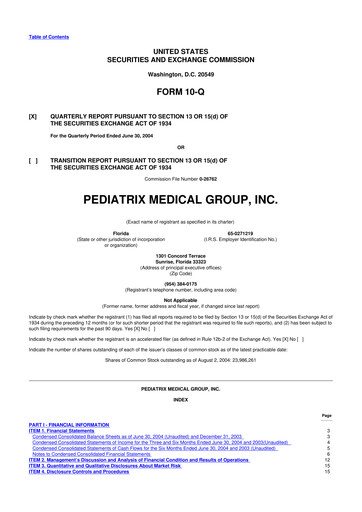 Thumbnail Pediatrix Medical Group 10-Q Quarterly Report FY 