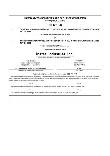 Thumbnail Insteel Industries 10-Q Quarterly Report FY 