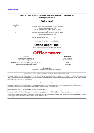 Thumbnail The ODP Corporation
 10-Q Quarterly Report FY 