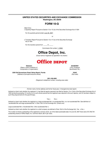 Thumbnail The ODP Corporation
 10-Q Quarterly Report FY 