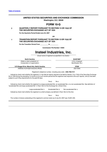 Thumbnail Insteel Industries 10-Q Quarterly Report FY 