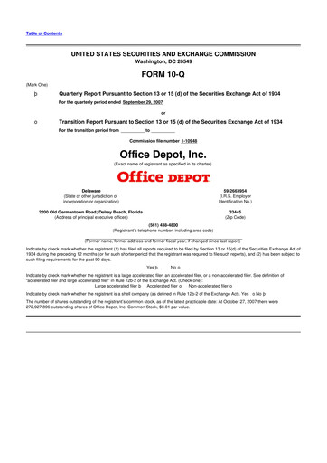 Thumbnail The ODP Corporation
 10-Q Quarterly Report FY 