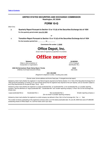 Thumbnail The ODP Corporation
 10-Q Quarterly Report FY 