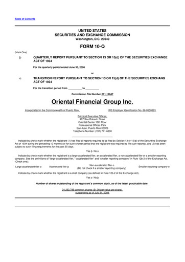 Thumbnail OFG Bancorp
 10-Q Quarterly Report FY 