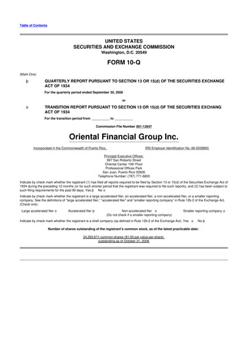 Thumbnail OFG Bancorp
 10-Q Quarterly Report FY 