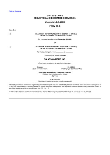 Thumbnail ASGN 10-Q Quarterly Report FY 