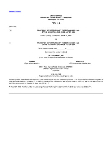 Thumbnail ASGN 10-Q Quarterly Report FY 