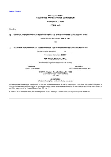 Thumbnail ASGN 10-Q Quarterly Report FY 