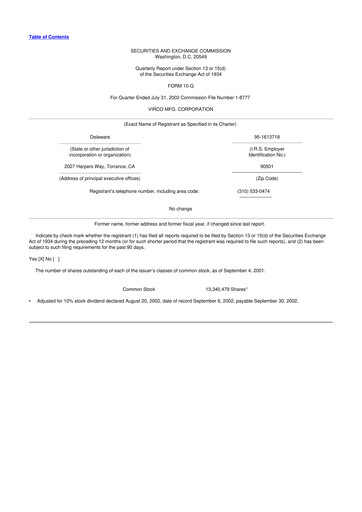 Thumbnail Virco Manufacturing 10-Q Quarterly Report FY 