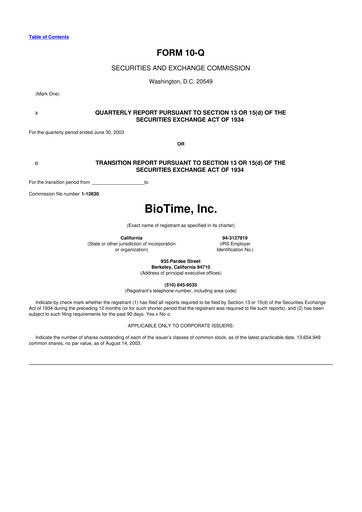 Thumbnail Lineage Cell Therapeutics
 10-Q Quarterly Report FY 
